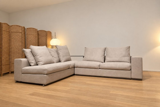 NUOVO Flexform Groundpiece Divano angolare + GARANZIA, Divani angolari, Altro, Tessile, Beige, Modern (foto 3 di 12)