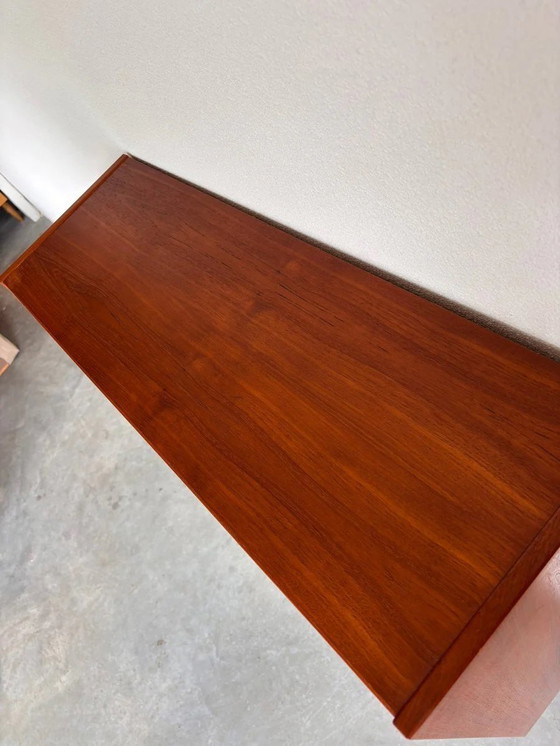 Image 1 of Vintage bookcase sliding doors teak