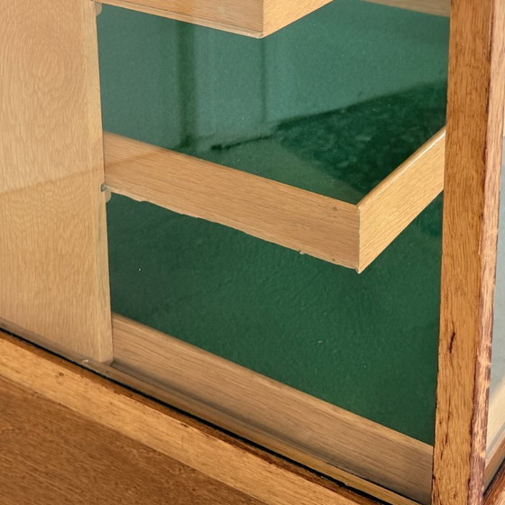 Image 1 of Bancone da merceria vintage in rovere – SLB Stuttgart