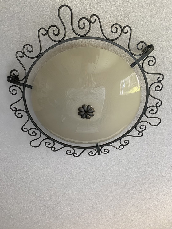 Image 1 of Vintage glazen Plaffoniere jaren 60