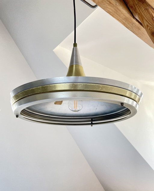 Pendelleuchte im niederländischen Design im Weltraumzeitalter – Lakro Amstelveen