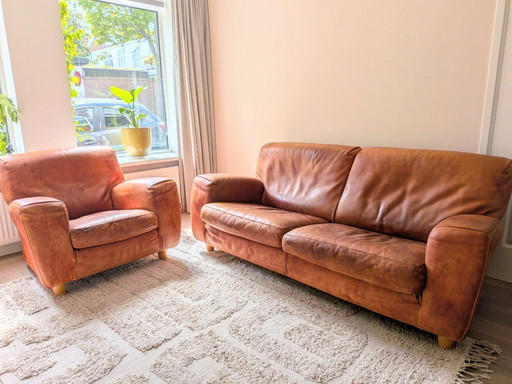 Ensemble canapé et fauteuil Molinari Fatboy