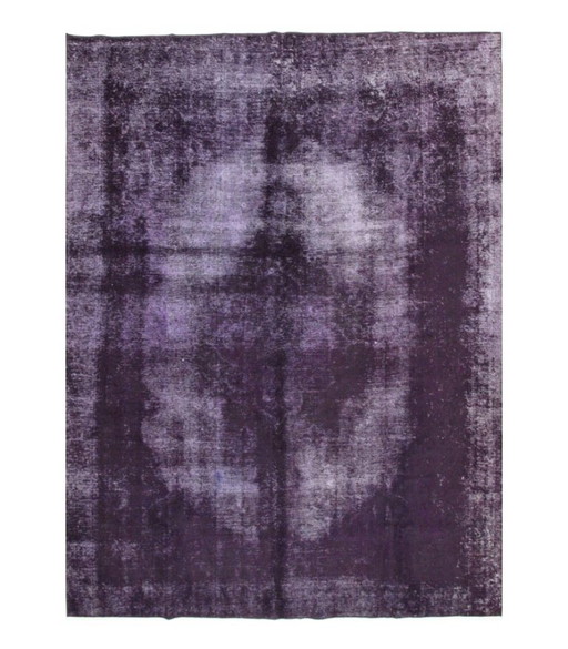 Orientalische Handgeknüpfter Vintage Art Klassik & Relief Design 367 x 275 cm Lila Farbe