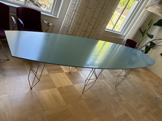 Image 1 of Beautiful blue designer table
