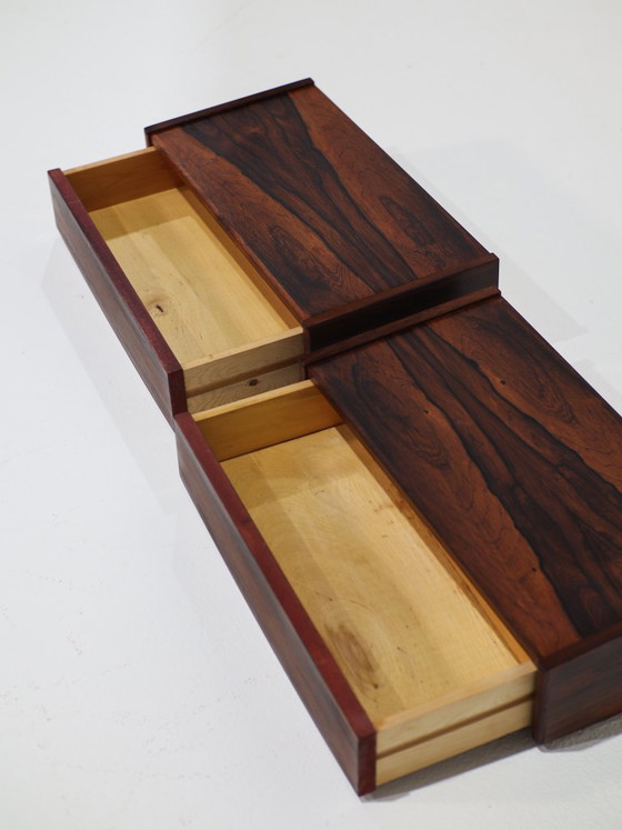 Tables de nuit flottantes Palissandre Danois Années 1960 – Wood (photo 7 of 8)