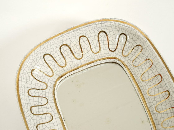 Magnifique petit miroir en céramique Art déco de Gmundner Keramik, Autriche, années 1920 – Ceramic, Vintage (photo 10 of 13)