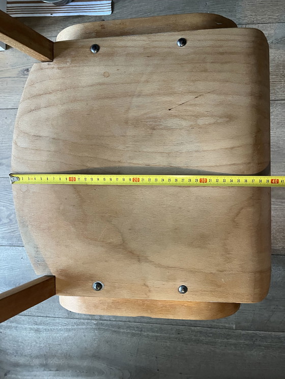 Image 1 of 4x Vintage wooden dining chairs