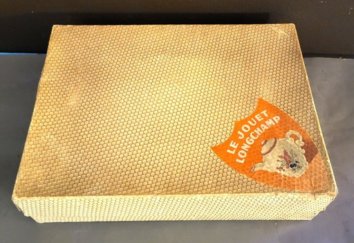 Servizio da tè per bambini (giocattolo) in terracotta Longchamp (Francia)