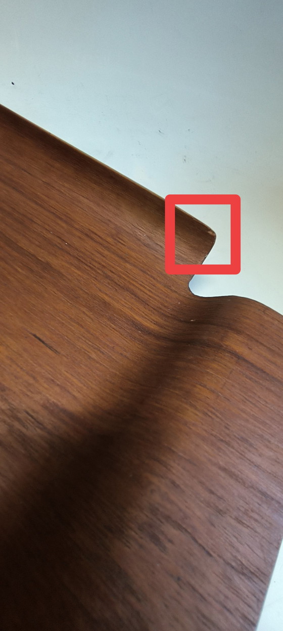 Image 1 of Vassoio in legno compensato stile Impala konga Svezia vintage 1960