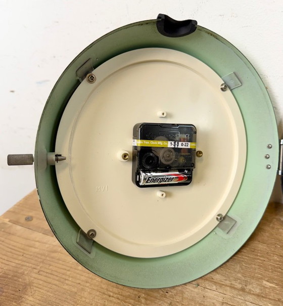 Image 1 of Vintage groene Seiko scheepswandklok, jaren 70
