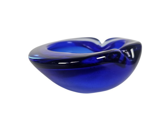 Image 1 of Murano - Sommerso - Flavio Poli  -  transparant  - blauw  - 60's