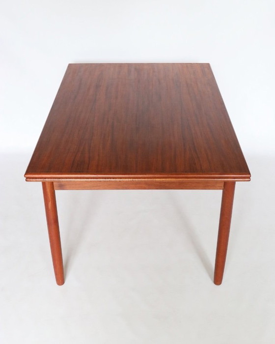 Image 1 of Vintage teak XL extendable dining table Danish design retro