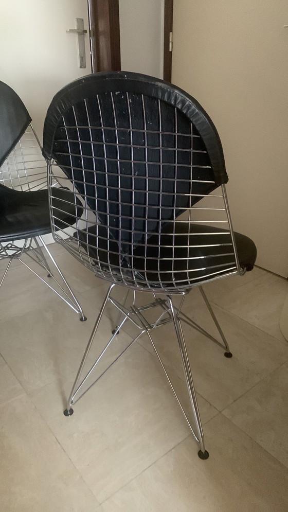 Image 1 of Charles & Ray Eames set van 3 Bikini DKR draadstoelen, Vitra