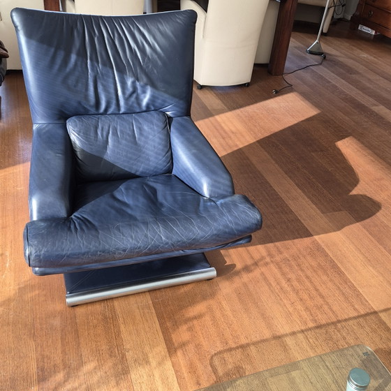 Complete Rolf Benz 6500 Seating Group: 2 x Sofa, Armchair, Coffee Table – Couches, Leather (photo 4 of 14)