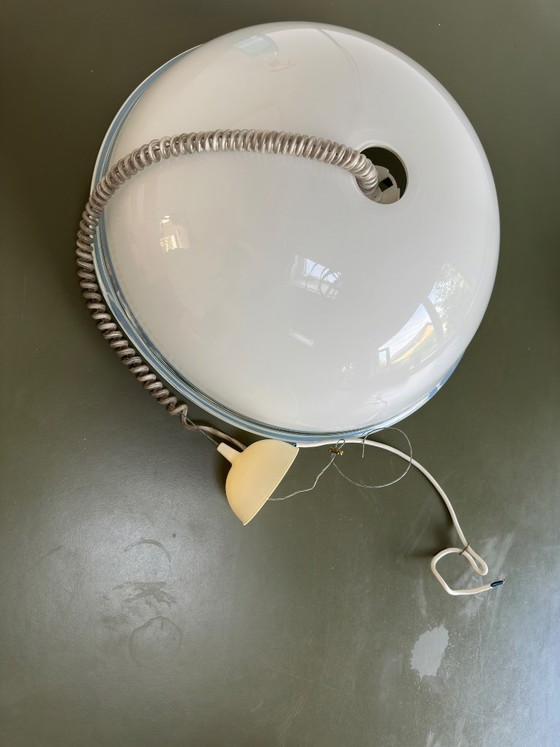 Leucos 'Samo' Hängelampe – Roberto Pamio & Renato Toso – 70er Jahre Murano Glas (50 cm) – Tischlampen (photo 3 of 7)