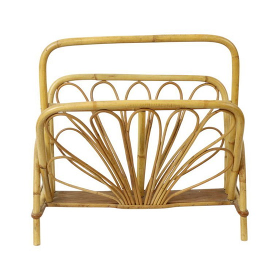Image 1 of Portariviste in rattan stile boho anni Sessanta
