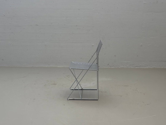 X-Line stoelen van Niels Jørgen Haugesen, jaren 70 – Kuipstoelen, Metal (photo 11 of 14)