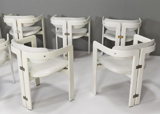 Image 1 of 8x poltrone Pamplona di Augusto Savini per POZZI, Italia 1965