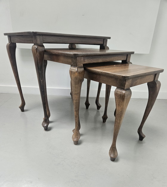 Image 1 of Queen Anne nesting tables