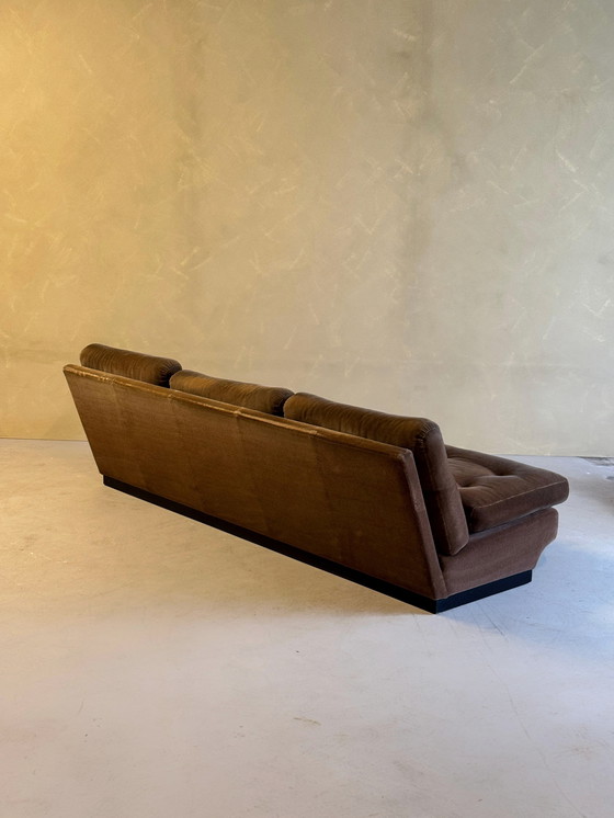 Image 1 of Gruppo di divani in velluto marrone di Paolo Caliari per Cassina, anni '60