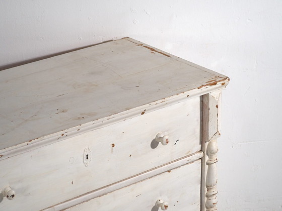 Antique white chest of drawers (c.1920) #48 (photo 19 of 40)