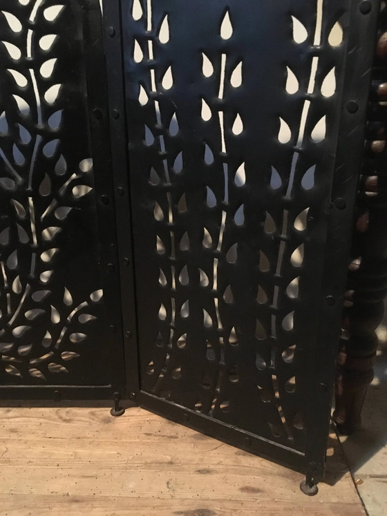Parascintille in metallo battuto e tagliato – Oggetti decorativi, Iron, Vintage (photo 5 of 17)