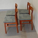 Sedie da pranzo vintage in teak Formula