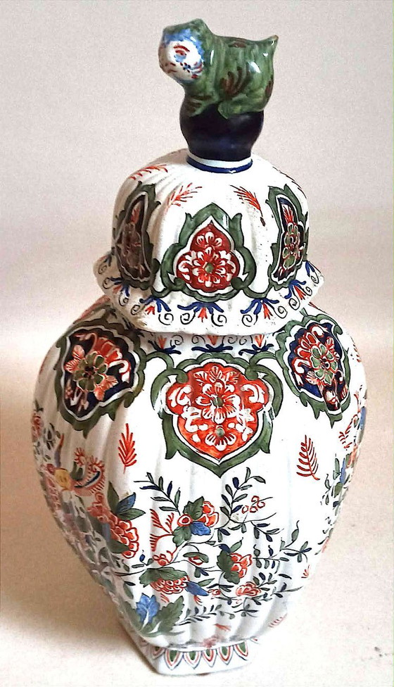 Image 1 of Potiche in terracotta Desvres, altezza 40 cm