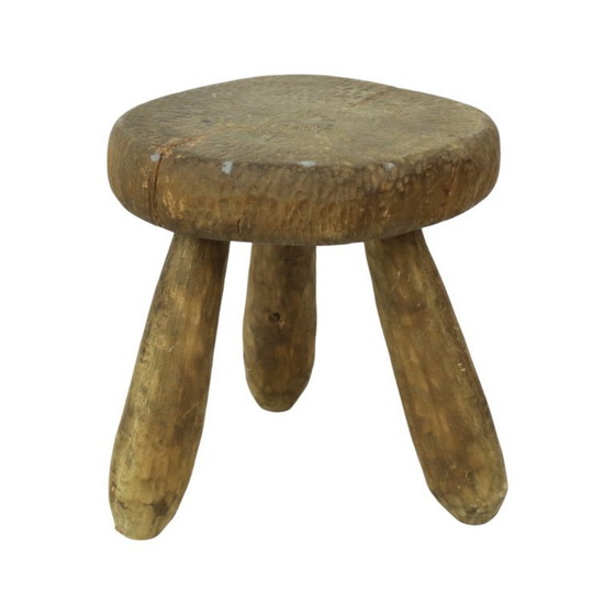 Image 1 of Rustic Tripod Stool Milking Stool