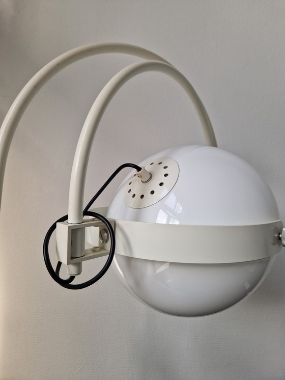 Image 1 of Vintage mushroom dubbele boog wandlamp Dijkstra design