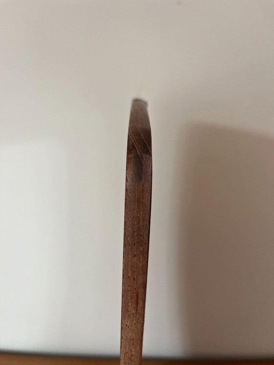 Image 1 of Specchio vintage danese in teak - Dimensioni ridotte - Bordi organici