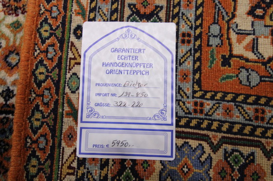 Image 1 of Tapis persan original noué à la main Bidjar Takab Très fin Ancien noué 322 X 220 cm Top condition