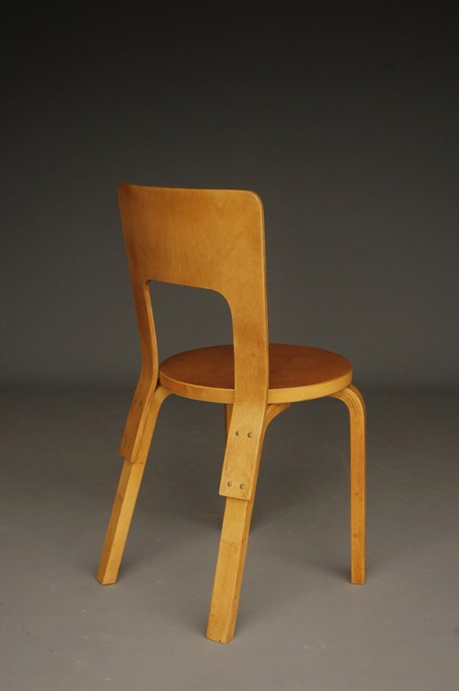 Model 66 Side Chair by Alvar Aalto for Artek, 1940s