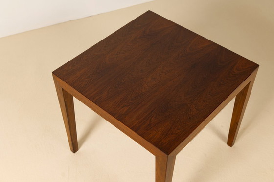 Image 1 of Mesa auxiliar de teca de Severin Hansen Jr., Haslev Møbelsnedkeri Dinamarca, años 60