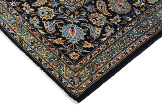 Image 1 of Alfombra persa Kashan, firmada, 4,20 x 3,10 cm, alfombra oriental, fina, nº 24625