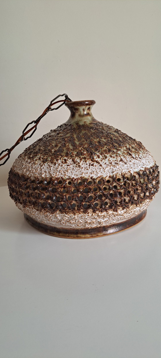 Image 1 of Vintage Brutalist hanglamp uit Sejer Factory, jaren 60
