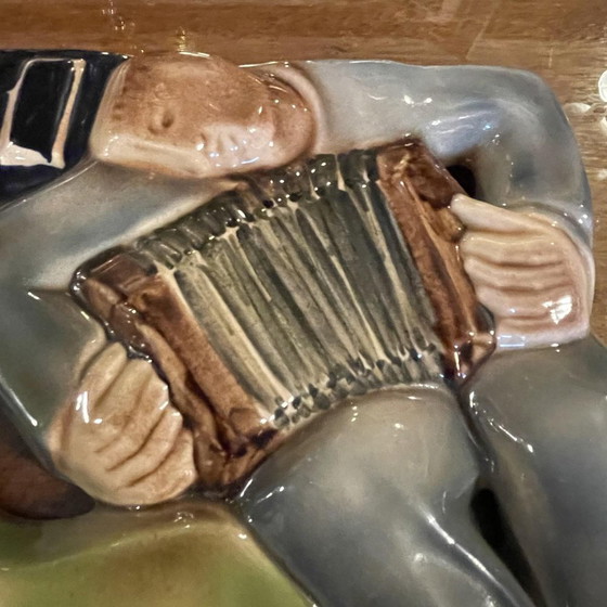 Sculptures en bas-relief de Rene Boschmans pour Coceram, années 1950, Lot de 4 – Ceramic, Art Deco (photo 12 of 20)