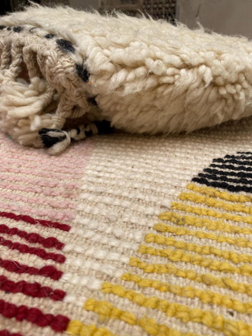 Tappeto berbero marocchino colorato, fatto a mano, 250 cm x 150 cm – vloerkleden en tapijten, Cotton (photo 2 of 9)
