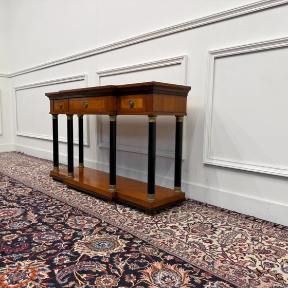 Klassischer italienischer Selva Sidetable – Konsolen, Holz, Messing (photo 5 of 16)