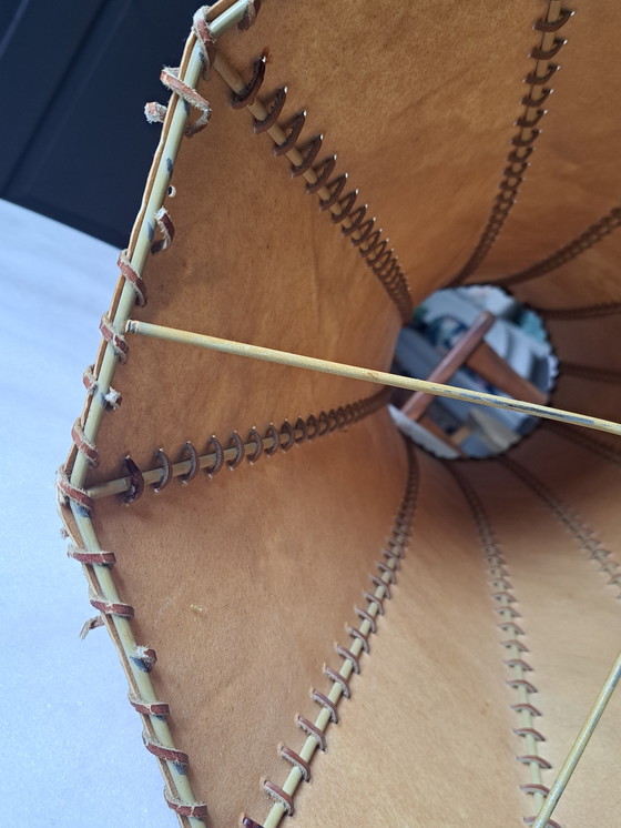 Image 1 of Set of 2 vintage XL Lampshade clock shape