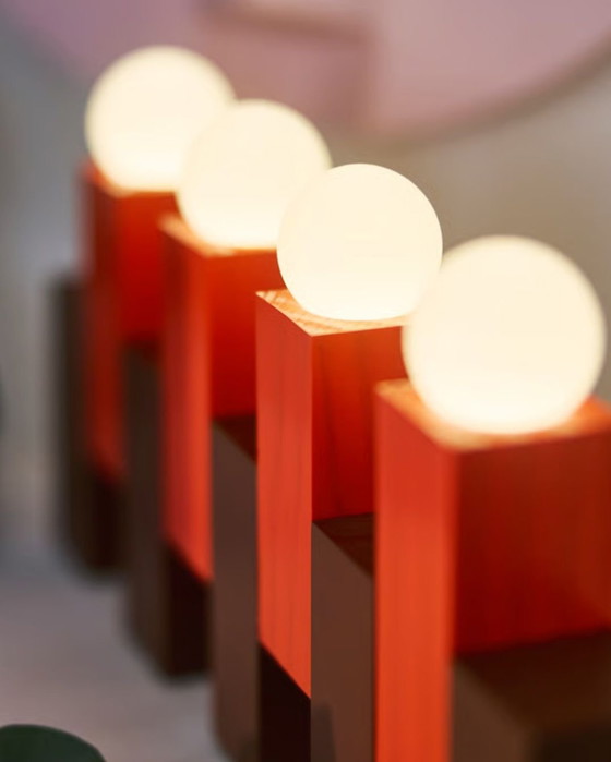 Ikea Strala tafel lamp Limited edition, Tafellampen, Hout, Bruin (foto 2 van 5)