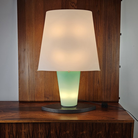 Image 1 of Fontana Arte XL Table Lamp, Glass, Italian
