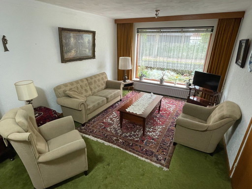 Stylish and comfortable sofa with two chairs