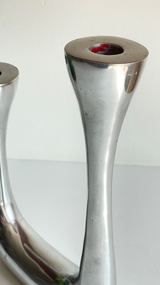 Image 1 of Candelabro antiguo de doble diseño