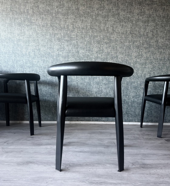 Image 1 of 6 poltrone “Miss” design di Afra & Tobia Scarpa,1986 circa per Molteni