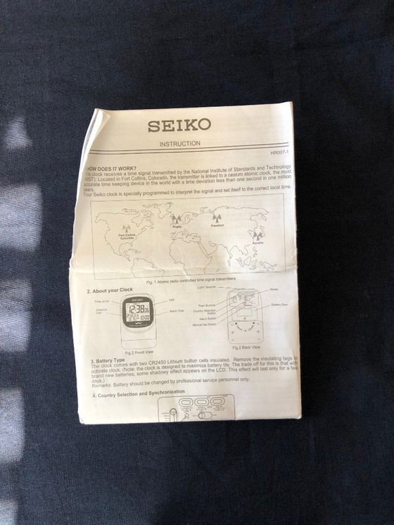 Image 1 of Vintage Seiko alarm wekker