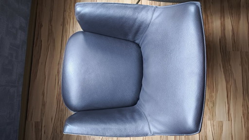 Sedia di design Leolux Mara – Pelle Senso „Chocolat“ – Christian Werner – eetkamerstoelen, Leather, Metal (photo 2 of 7)