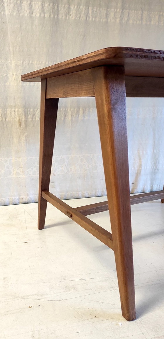 Image 1 of Solid wood coffee table - 1950s/60s