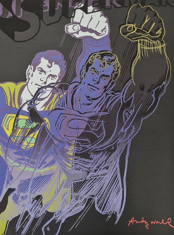 Image 1 of After Andy Warhol, Superman, 1980s, Lithograph