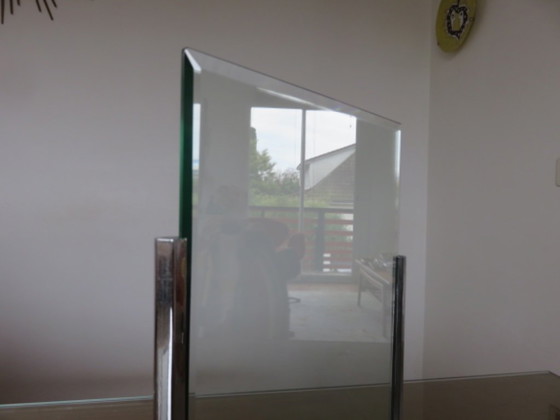 Image 1 of Marco de fotos Art Déco de latón cromado, década de 1930, Francia